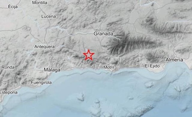 Registrado un terremoto de 3,5 grados de magnitud con epicentro en Jayena (Granada) sin incidencias