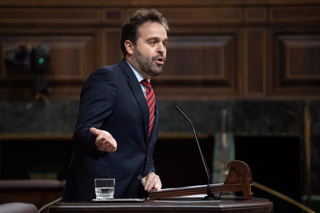 El diputado del PSOE por Jaén Juan Francisco Serrano, en una foto de archivo en el Congreso de los Diputados.