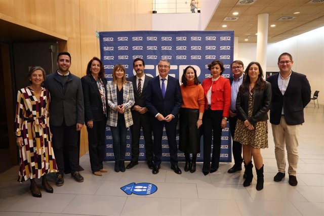 El presidente de la Diputación de Málaga, Francisco Salado, participa en la inauguración del Encuentro SER Málaga dedicado a 'La soledad no deseada', que se celebra en el Auditorio Edgar Neville