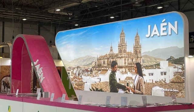Archivo - Estand de la provincia de Jaén en Fitur 2023.