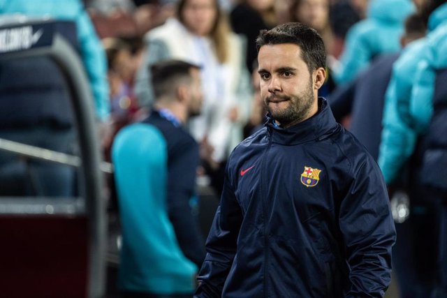 Archivo - Jonatan Giraldez, entrenador del FC Barcelona femenino.