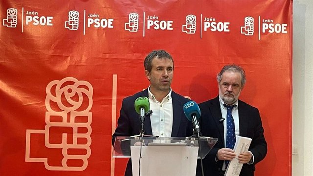 Julio Millán, junto a Francisco Lechuga.