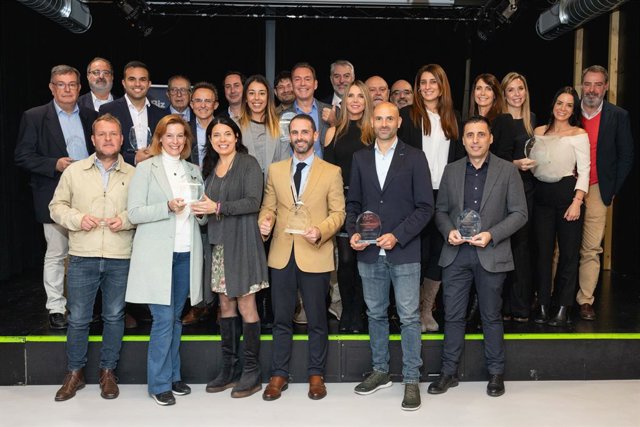 Galardonados en los V Premios Franquícies de Cataluña 2023.