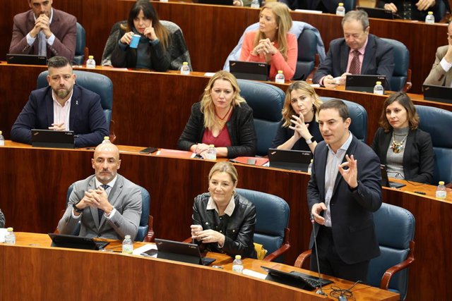 El portavoz del PSOE en la Asamblea de Madrid, Juan Lobato.