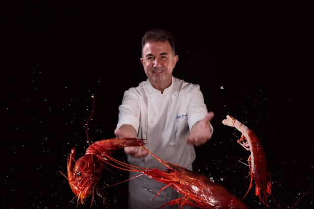 Carabineros de alta cocina.