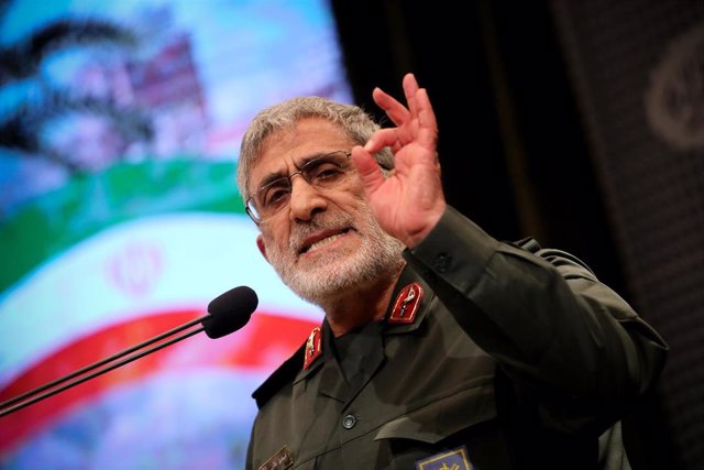 Archivo - El jefe de la Fuerza Quds de la Guardia Revolucionaria de Irán, Esmail Qaani.