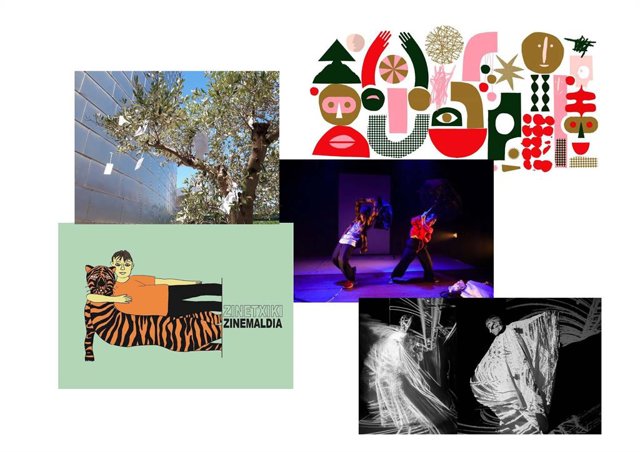 Familia osoarentzako jarduerak Gabonetan Bilboko Guggenheim museoan.