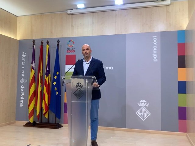 Archivo - El regidor de Urbanismo, Vivienda y Proyectos Estratégicos del Ayuntamiento de Palma, Óscar Fidalgo. Archivo.