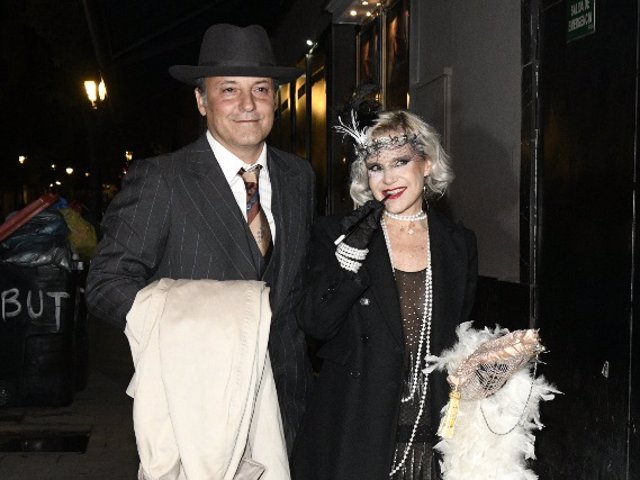 Narcís Rebollo y Eugenia Martínez de Irujo asisten a la fiesta de cumpleaños ambientada en el musical Moulin Rouge que se celebra en el Teatro Barceló para celebrar los 55 años del cantante Alejandro Sanz