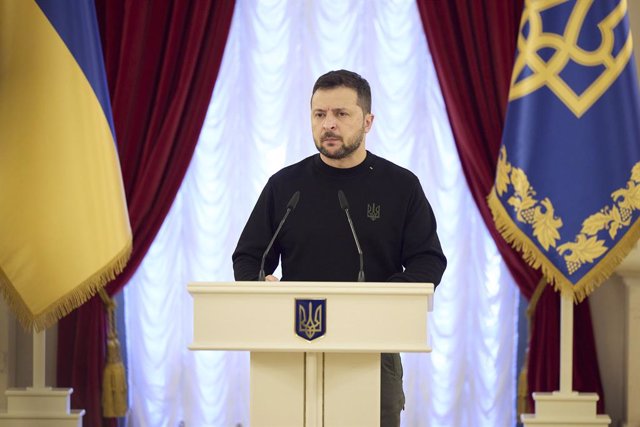 Archivo - El president d'Ucraïna, Volodímir Zelenski