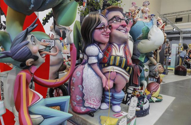 Archivo - Varias de las figuras que componen la Exposición del Ninot 2021