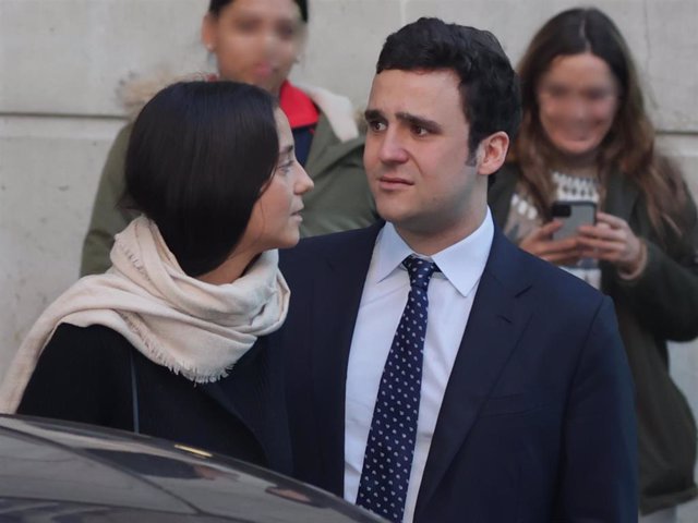 Froilán y Victoria Federica a la salida del cumpleaños de su madre