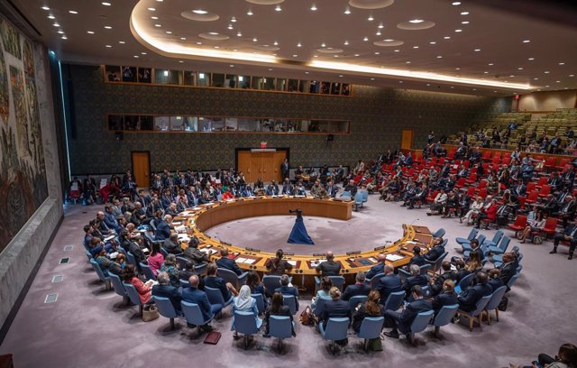 Archivo - Una sesión en el Consejo de Seguridad de Naciones Unidas