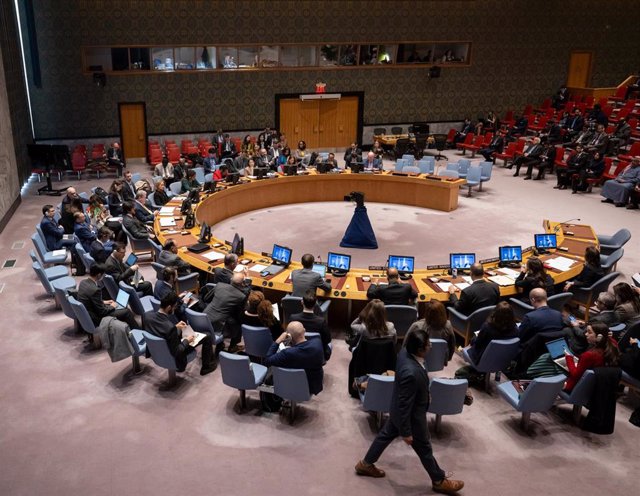 Una reunión en el Consejo de Seguridad de Naciones Unidas