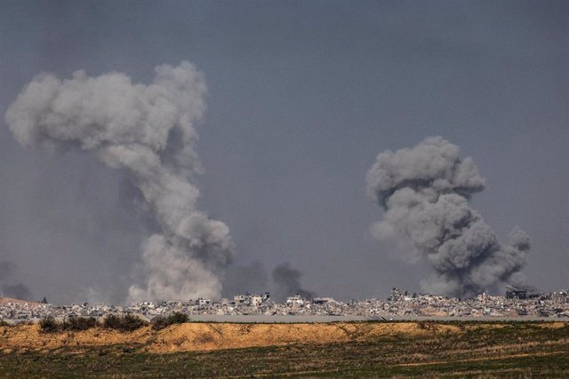 Bombardeos sobre la Franja de Gaza 