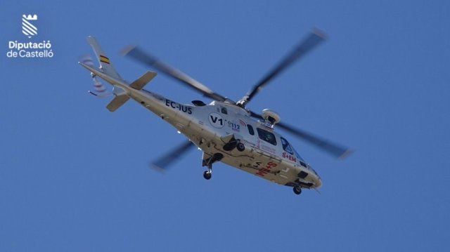 Imagen de archivo de un helicóptero de la Generalitat