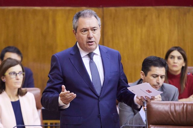 El secretario general del PSOE-A, Juan Espadas, en una foto de archivo.