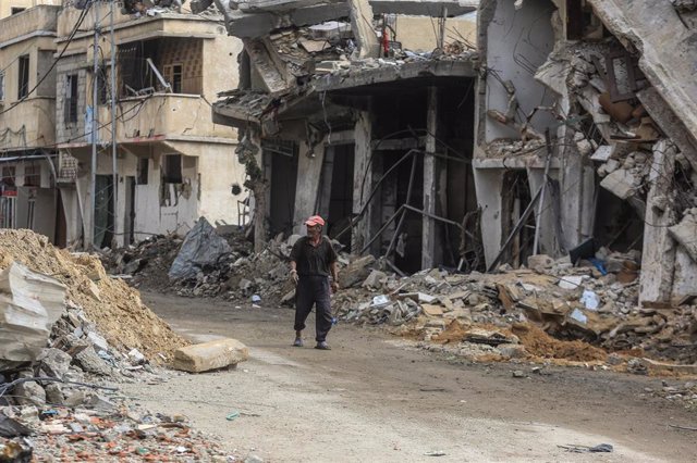Destrucción causada por los ataques del Ejército de Israel contra la ciudad de Jan Yunis, en el sur de la Franja de Gaza (archivo)