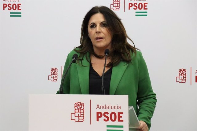 La portavoz del Grupo Socialista en el Parlamento andaluz, Ángeles Férriz, en una foto de archivo.