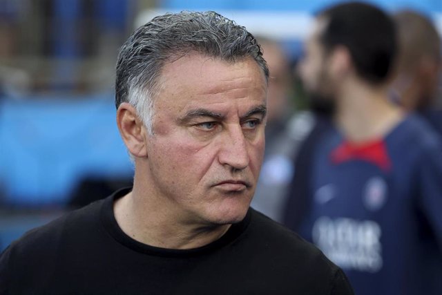 Archivo - Christophe Galtier, durante su etapa como entrenador del PSG.