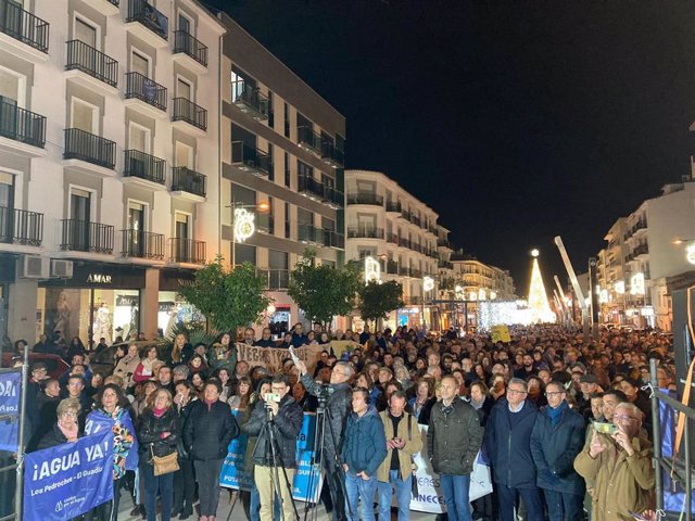 Protesta de Unidos por el Agua en Pozoblanco