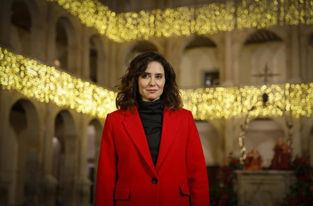 La presidenta de la Comunidad de Madrid, Isabel Díaz Ayuso, ha despedido este domingo el año 2023 en un mensaje grabado en la Universidad de Alcalá de Henares.