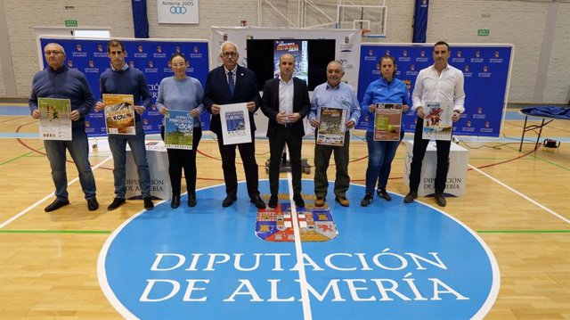 El diputado de Deporte, Vida Saludable y Juventud, José Antonio García, en la clausura de los circuitos provinciales.