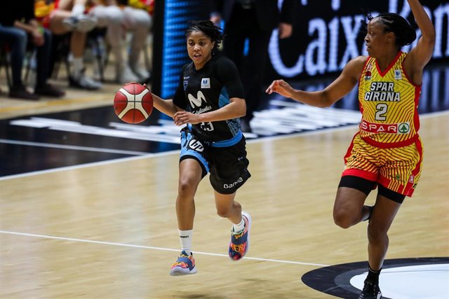 Archivo - Arica Carter, durante su etapa en el Movistar Estudiantes.