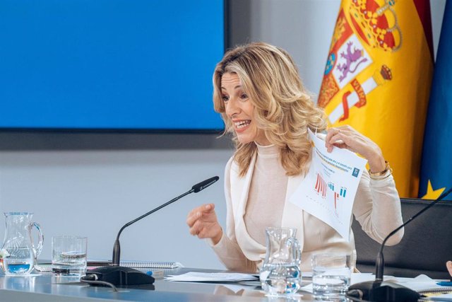 La vicepresidenta segunda y ministra de Trabajo, Yolanda Díaz