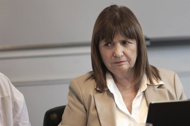 Patricia Bullrich, ministra de Seguridad de Argentina
