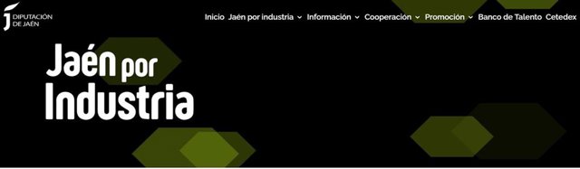 Captura de pantalla de la web de 'Jaén por industria'.