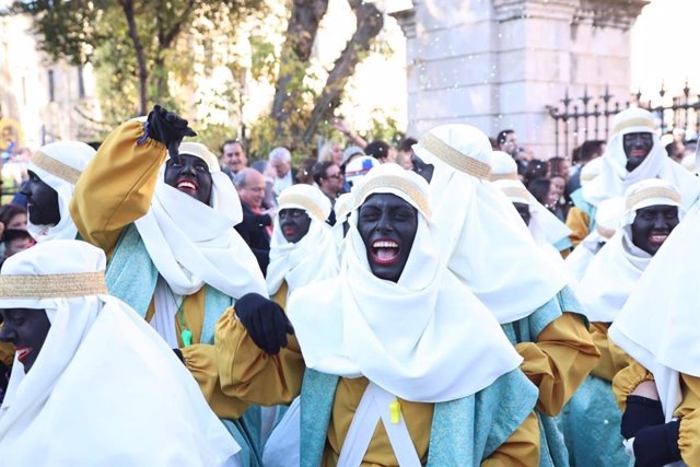 Detalle de la Cabalgata de Sevilla de 2023