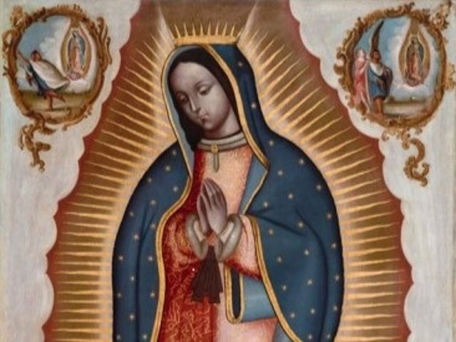Representación de la Virgen de Guadalupe mexicana, conocida popularmente como 'Guadalupana'.