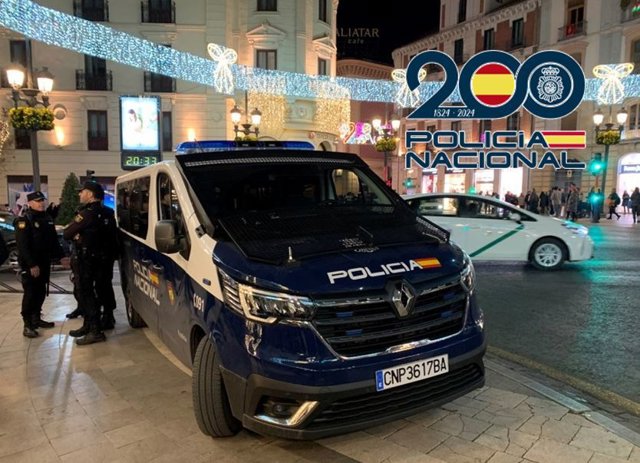 Policía Nacional en Granada. Archivo.
