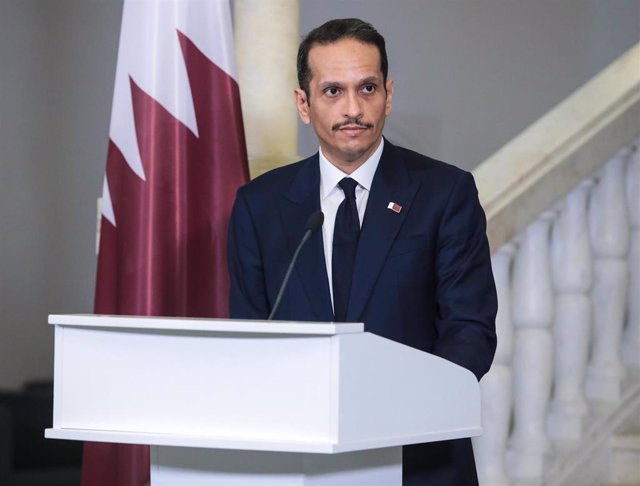 Archivo - El primer ministro de Qatar, Abdulrahman Al Thani
