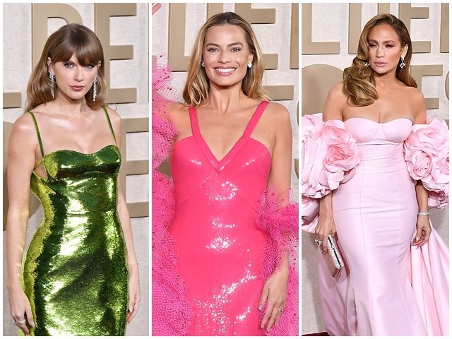 Archivo - Taylor Swift, Margot Robbie o Jennifer Lopez, entre las mejor vestidas de la 81º edición de los Globos de Oro