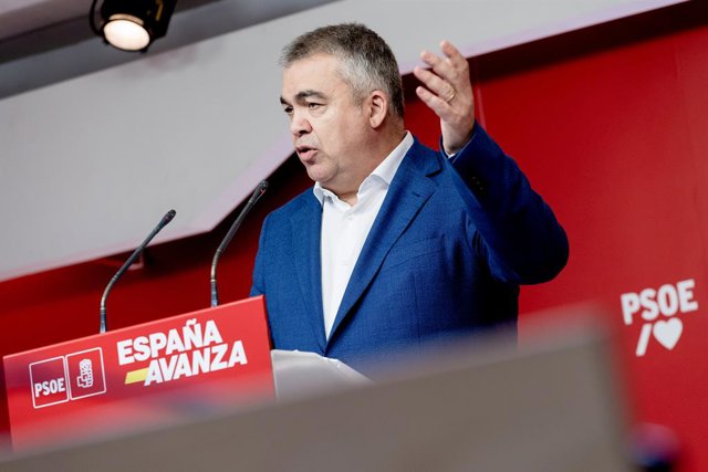El secretari d'Organització del PSOE, Santos Cerdán