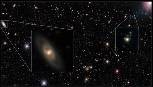 Un Ejemplo De Una Supernova Descubierta Por Dark Energy Survey Dentro Del Campo Cubierto Por Uno De Los Detectores Individuales De La Dark Energy Camera.