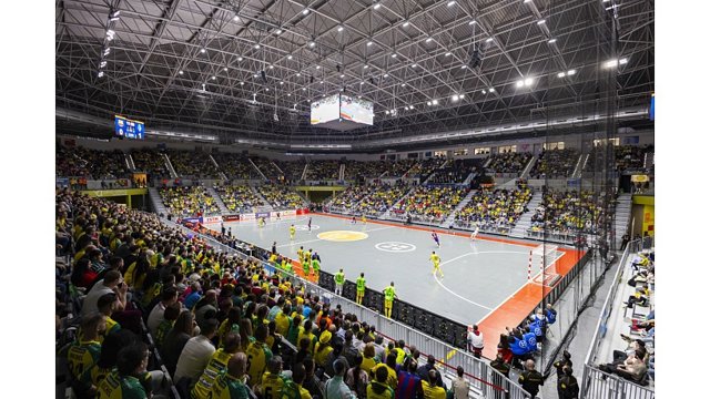 El Palacio de Deportes Olivo Arena durante la Copa de España.