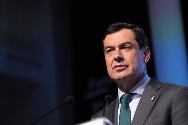 El presidente de la Junta de Andalucía, Juanma Moreno
