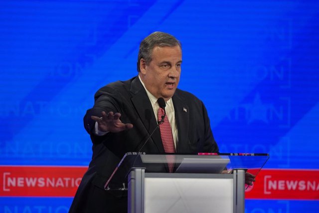 Archivo - El exgobernador del estado de Nueva Jersey Chris Christie