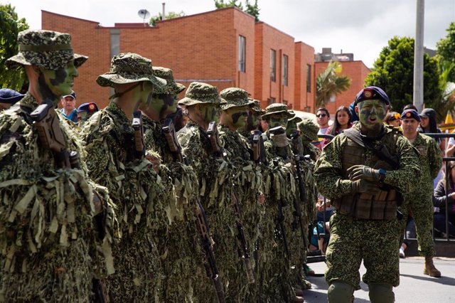 Archivo - Militars colombians