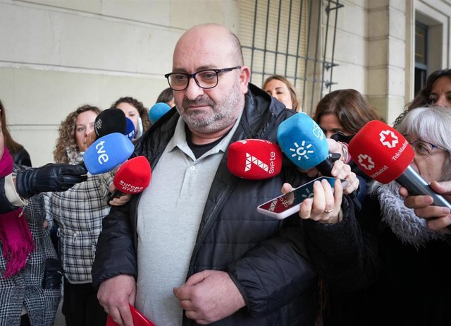 Salida de la Audiencia Provincial de Juan Francisco Trujillo, exchófer del exdirector de Trabajo Francisco Javier Guerrero