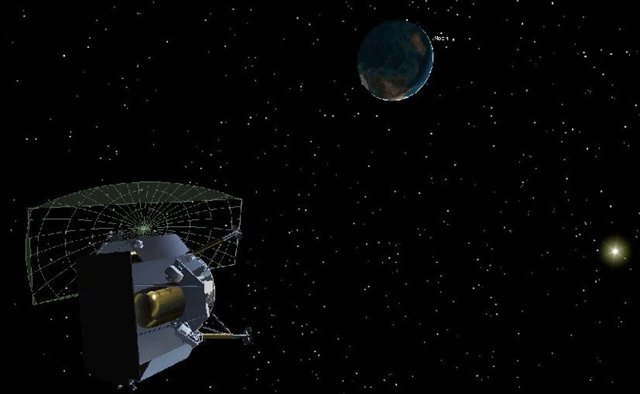 Ilustración de Peregrine en el espacio