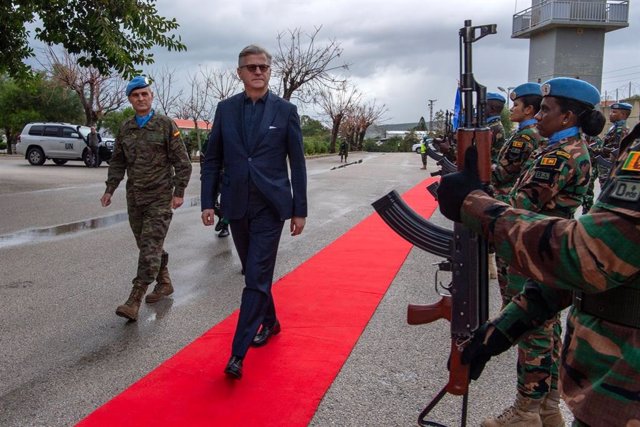 El Secretario General Adjunto de Operaciones de Paz de la ONU, Jean-Pierre Lacroix, en Líbano