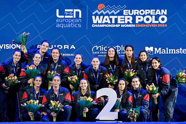 España, plata en el Europeo de waterpolo 2024