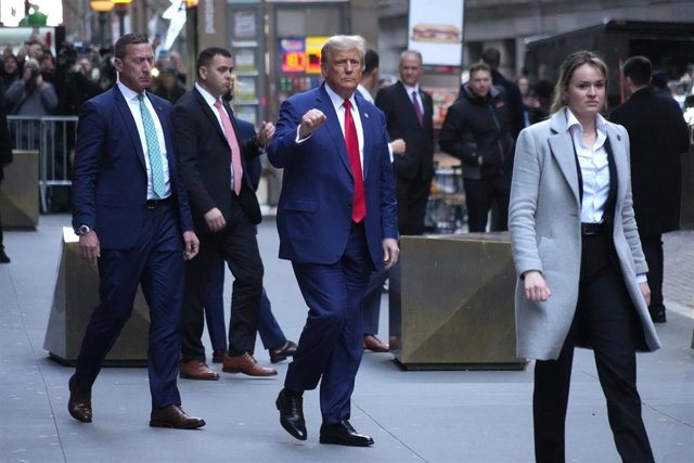 El candidato a la Presidencia de EEUU y expresidente del país, Donald Trump 