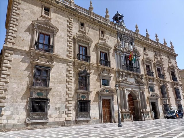 Archivo - Real Chancillería de Granada, sede del Tribunal Superior de Justicia de Andalucía y de la Audiencia Provincial, en imagen de archivo