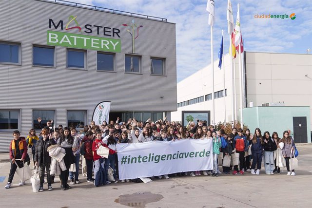 Visita del CEIP Hans Christian Andersen a Ciudadenergía y Master Battery