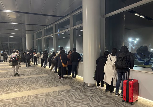 Accidente de avión en el aeropuerto de Haneda en Tokyo, el 2 de enero. 